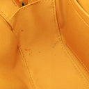 ルイヴィトン LOUIS VUITTON サンタモニカ N40178 サフラン ダミエキャンバス レザー ショルダーバッグ ゴールド金具 茶 黄 LVロゴ