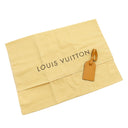 ルイヴィトン LOUIS VUITTON サンタモニカ N40178 サフラン ダミエキャンバス レザー ショルダーバッグ ゴールド金具 茶 黄 LVロゴ