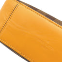 ルイヴィトン LOUIS VUITTON サンタモニカ N40178 サフラン ダミエキャンバス レザー ショルダーバッグ ゴールド金具 茶 黄 LVロゴ