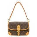 ルイヴィトン LOUIS VUITTON ディアヌ M46049 フューシャ モノグラムキャンバス 2WAYバッグ ゴールド金具 茶 ピンク ハンドバッグ ショルダー