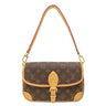 ルイヴィトン LOUIS VUITTON ディアヌ M46049 フューシャ モノグラムキャンバス 2WAYバッグ ゴールド金具 茶 ピンク ハンドバッグ ショルダー