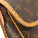 ルイヴィトン LOUIS VUITTON ディアヌ M46049 フューシャ モノグラムキャンバス 2WAYバッグ ゴールド金具 茶 ピンク ハンドバッグ ショルダー