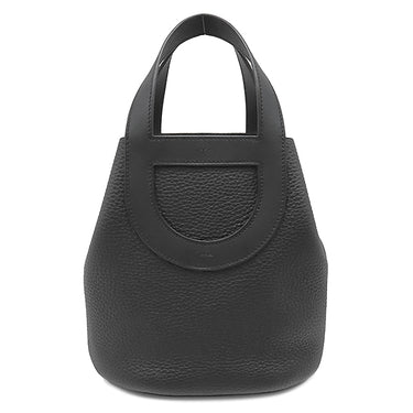 エルメス HERMES インザループ 18 ブラック トリヨンクレマンス ヴォースイフト ハンドバッグ ゴールド金具 黒