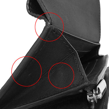 ルイヴィトン LOUIS VUITTON ポルトフォイユ イリス コンパクト M62540 ノワール モノグラムマヒナ 二つ折り財布 シルバー金具 黒