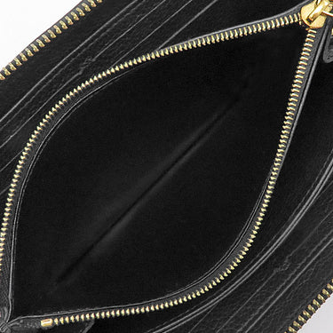 ルイヴィトン LOUIS VUITTON ジッピー ウォレット M80481 ブラック×ベージュ レザー バイカラーモノグラムアンプラントレザー 長財布 ゴールド金具 黒 ラウンドファスナー 小銭入れ