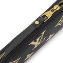 ルイヴィトン LOUIS VUITTON ジッピー ウォレット M80481 ブラック×ベージュ レザー バイカラーモノグラムアンプラントレザー 長財布 ゴールド金具 黒 ラウンドファスナー 小銭入れ