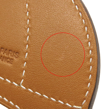 エルメス HERMES パドック ボンベイ ライム×ゴールド×モカ ヴォースイフト ヴォーバトラー バッグチャーム シルバー金具 黄色 茶 帽子 キャップ