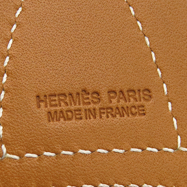 エルメス HERMES パドック ボンベイ ライム×ゴールド×モカ ヴォースイフト ヴォーバトラー バッグチャーム シルバー金具 黄色 茶 帽子 キャップ