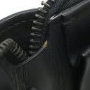 ボッテガヴェネタ BOTTEGA VENETA イントレチャート ラウンドファスナー 169730 ブラック レザー 長財布 シルバー金具 黒 ラウンドジップ オーガナイザー クラッチ