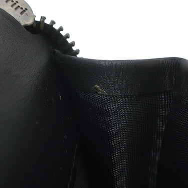 ボッテガヴェネタ BOTTEGA VENETA イントレチャート ラウンドファスナー 169730 ブラック レザー 長財布 シルバー金具 黒 ラウンドジップ オーガナイザー クラッチ