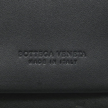 ボッテガヴェネタ BOTTEGA VENETA イントレチャート ラウンドファスナー 169730 ブラック レザー 長財布 シルバー金具 黒 ラウンドジップ オーガナイザー クラッチ