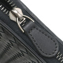 ボッテガヴェネタ BOTTEGA VENETA イントレチャート ラウンドファスナー 169730 ブラック レザー 長財布 シルバー金具 黒 ラウンドジップ オーガナイザー クラッチ