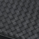 ボッテガヴェネタ BOTTEGA VENETA イントレチャート ラウンドファスナー 169730 ブラック レザー 長財布 シルバー金具 黒 ラウンドジップ オーガナイザー クラッチ