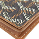 ゴヤール GOYARD リシュリュー ウォレット ブラック×ブラウン レザー ゴヤールディンキャンバス ヴォーゼルカーフスキン 長財布 シルバー金具 ヘリンボーン バイカラー 黒 茶