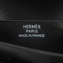 エルメス HERMES ベアンコンパクト モノクローム ブラック ボックスカーフ 二つ折り財布 ブラック金具 黒 ソーブラック