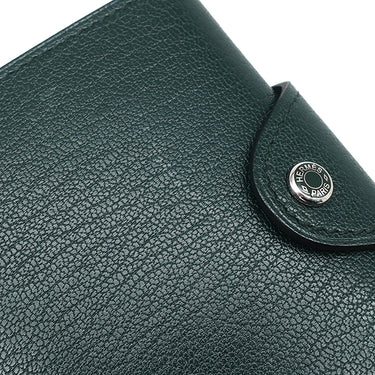 エルメス HERMES イリアード コンパクト ヴェールシプレ シェーブル シェーブルシャムキラ カードケース シルバー金具 2024年製