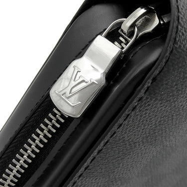 ルイヴィトン LOUIS VUITTON ジッピー XL N41503 ダミエグラフィット ダミエグラフィットキャンバス 長財布 シルバー金具 黒 ラウンドファスナー クラッチ