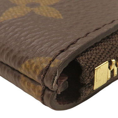 ルイヴィトン LOUIS VUITTON ポシェット クレ S M13559 モノグラム モノグラムキャンバス コインケース ゴールド金具 茶 小銭入れ キーチェーン付き