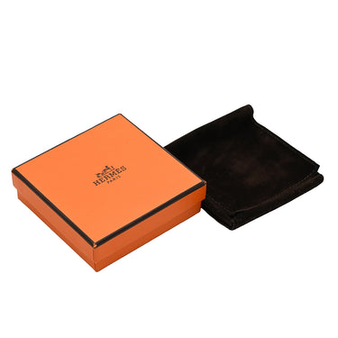 エルメス HERMES パバン ベージュ ヴォースイフト メタル 14037 ブレスレット シルバー金具 グレージュ 2重 2連 レザーブレス