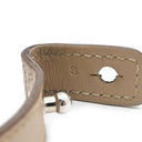 エルメス HERMES パバン ベージュ ヴォースイフト メタル 14037 ブレスレット シルバー金具 グレージュ 2重 2連 レザーブレス