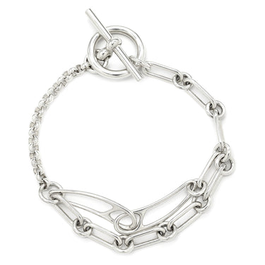 エルメス HERMES シェーヌダンクル パンク シルバー シルバー925 LG ブレスレット SV925 AG925 スターリングシルバー