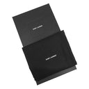 サンローラン SAINT LAURENT タイニーカサンドラ ラウンドファスナー ブラック レザー 長財布 シルバー金具 黒 ラウンドジップ