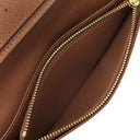 ルイヴィトン LOUIS VUITTON ポルトフォイユ ブラザ M66540 モノグラム モノグラムキャンバス 長財布 ゴールド金具 茶 二つ折り