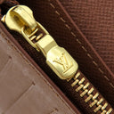ルイヴィトン LOUIS VUITTON ポルトフォイユ ブラザ M66540 モノグラム モノグラムキャンバス 長財布 ゴールド金具 茶 二つ折り