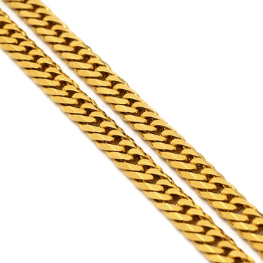 喜平 KIHEI K18 18金 60cm 30.2g 6面 ダブル W イエローゴールド K18YG ネックレス 造幣局検定マーク ※ショッピングローン対応していません