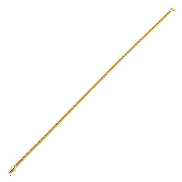 喜平 KIHEI アンクレット K18 24.5cm 6.4g 12面トリプル イエローゴールド K18YG ブレスレット 造幣局検定マーク※ショッピングローン対応していません