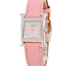 腕時計 エルメス HERMES Hウォッチ PM HH1.210.285/NRP クオーツ レディース 純正ダイヤ ピンク シェル H型 スクエア