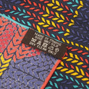 エルメス HERMES カレ90 H002993S ネイビー×マルチカラー シルク スカーフ 【AU COIN DU FEU/暖炉のそばで】