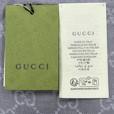 グッチ GUCCI GGライン シルクウール ショール 281942 3G704 1962 グレー シルク ウール ストール シルク 20% ウール 80% GG柄
