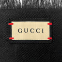 グッチ GUCCI GGジャカード シルクウール ショール 663671 3GC43 1000 ブラック シルク ウール ストール シルク 60% ウール 40% GG柄