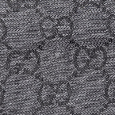 グッチ GUCCI GGライン シルクウール ショール 281942 グレー シルク ウール ストール シルク 20% ウール 80% GG柄