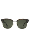 グッチ GUCCI ウェリントン 54□18 GG0056S ブラウン×ブルー×レッド プラスチック サングラス シルバー金具 ウェブストライプ マーブル ブロータイプ