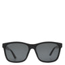 グッチ GUCCI ウェリントン 57□17 GG0746S ブラック プラスチック サングラス ゴールド金具 黒 ダークグレー ロゴ