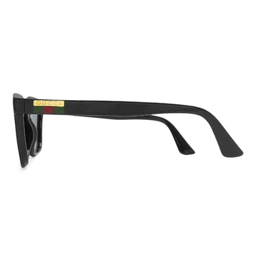 グッチ GUCCI ウェリントン 57□17 GG0746S ブラック プラスチック サングラス ゴールド金具 黒 ダークグレー ロゴ