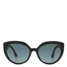 クリスチャン・ディオール Christian Dior キャットアイ 56□19 80711 ブラック アセテート メタル サングラス ゴールド金具 黒 グレー CDロゴ DDiorF