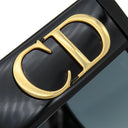 クリスチャン・ディオール Christian Dior キャットアイ 56□19 80711 ブラック アセテート メタル サングラス ゴールド金具 黒 グレー CDロゴ DDiorF