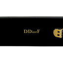 クリスチャン・ディオール Christian Dior キャットアイ 56□19 80711 ブラック アセテート メタル サングラス ゴールド金具 黒 グレー CDロゴ DDiorF