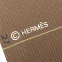 エルメス HERMES ツイリー マロン×グレー×オレンジ シルク スカーフ 【HERMES PARADE/エルメスパラード】