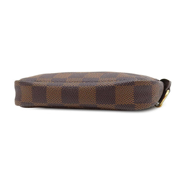 ルイヴィトン LOUIS VUITTON ミニ ポシェット アクセソワール N58009 ダミエエベヌ ダミエキャンバス アクセサリーポーチ ゴールド金具 茶 ポーチ