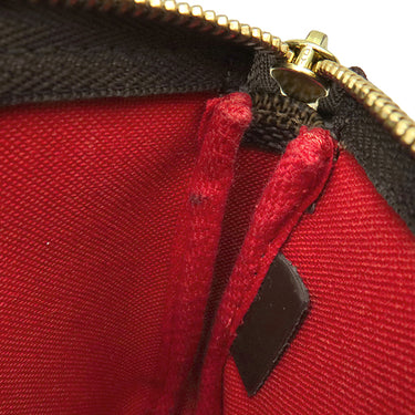 ルイヴィトン LOUIS VUITTON ミニ ポシェット アクセソワール N58009 ダミエエベヌ ダミエキャンバス アクセサリーポーチ ゴールド金具 茶 ポーチ