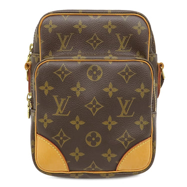 ルイヴィトン LOUIS VUITTON アマゾン M45236 モノグラム モノグラムキャンバス ショルダーバッグ ゴールド金具 茶