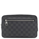 ルイヴィトン LOUIS VUITTON ポシェット カサイ N41664 ダミエグラフィット ダミエグラフィットキャンバス セカンドバッグ シルバー金具 黒 クラッチ