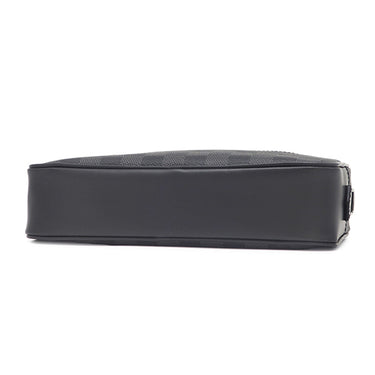 ルイヴィトン LOUIS VUITTON ポシェット カサイ N41664 ダミエグラフィット ダミエグラフィットキャンバス セカンドバッグ シルバー金具 黒 クラッチ