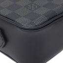 ルイヴィトン LOUIS VUITTON ポシェット カサイ N41664 ダミエグラフィット ダミエグラフィットキャンバス セカンドバッグ シルバー金具 黒 クラッチ