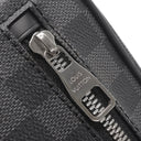 ルイヴィトン LOUIS VUITTON ポシェット カサイ N41664 ダミエグラフィット ダミエグラフィットキャンバス セカンドバッグ シルバー金具 黒 クラッチ