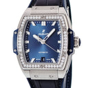 腕時計 ウブロ HUBLOT スピリット オブ ビッグバン チタニウム ブルー 665.NX.7170.LR.1204 自動巻き メンズ レディース 純正ダイヤ